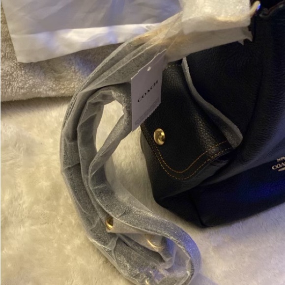 FLASH SALE ❤️🔥🥳 COACH LARGE PENNY SHOULDER BAG IN BLACK 🔥❤️🥳💋 - Picture 3 of 10